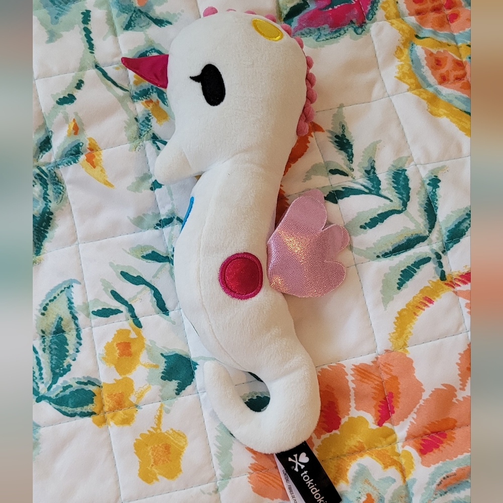 Tokidoki Lil Sea Amo Polka Dot Seahorse 10” Plush Stuffed Animal